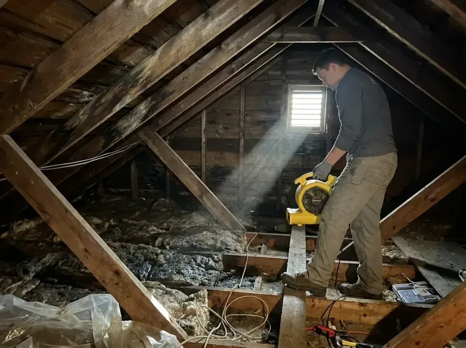 attic-water-damage-drying-proc-007 — frequently asked questions, Emergency Water Extraction & 24/7 Flood Response in Kathlee…